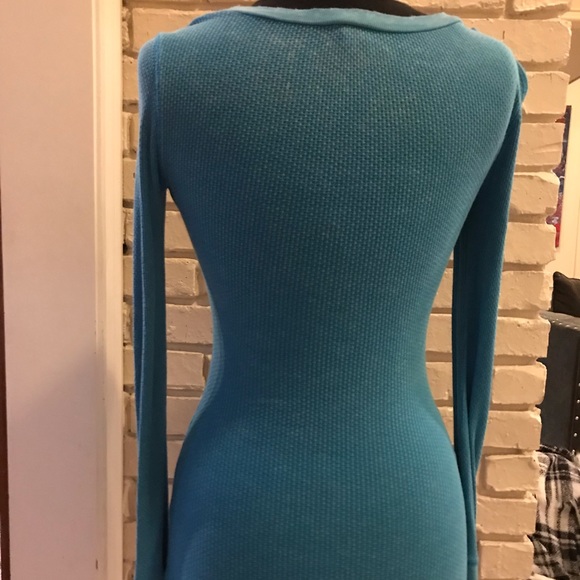 SOLD!! Rare! Free People Damsel Snap Cuff Thermal - Picture 3 of 4